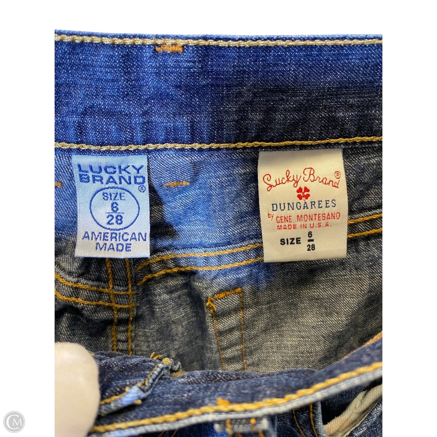 Jeans Flared By Lucky Brand In Blue Denim, Size: 6