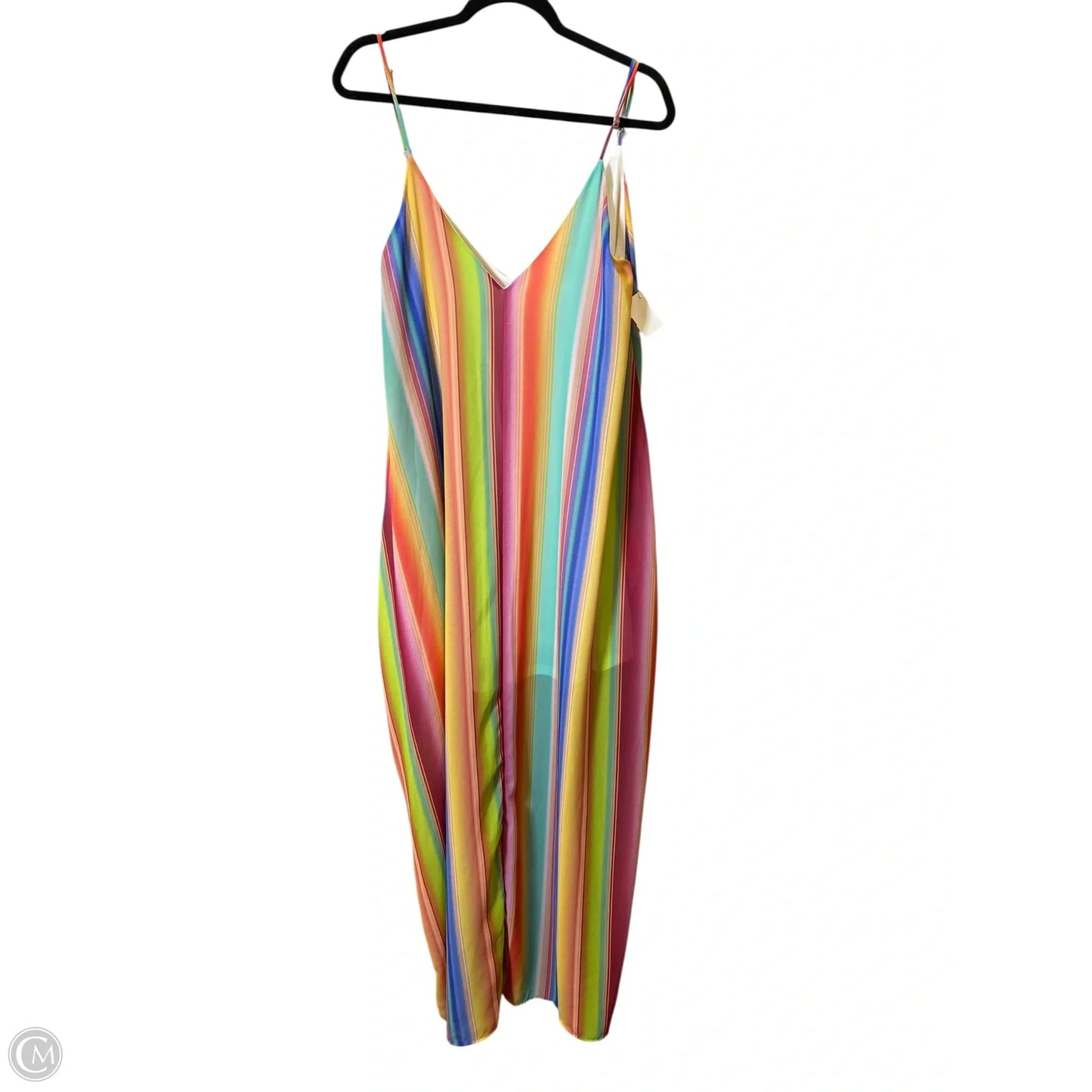 Dress Casual Maxi By Clothes Mentor In Multi-colored, Size: M