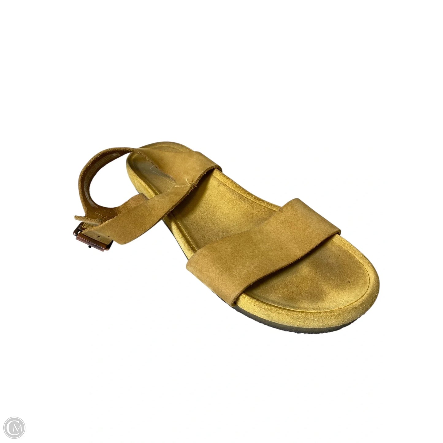 Sandals Flats By Clarks In Yellow, Size: 7
