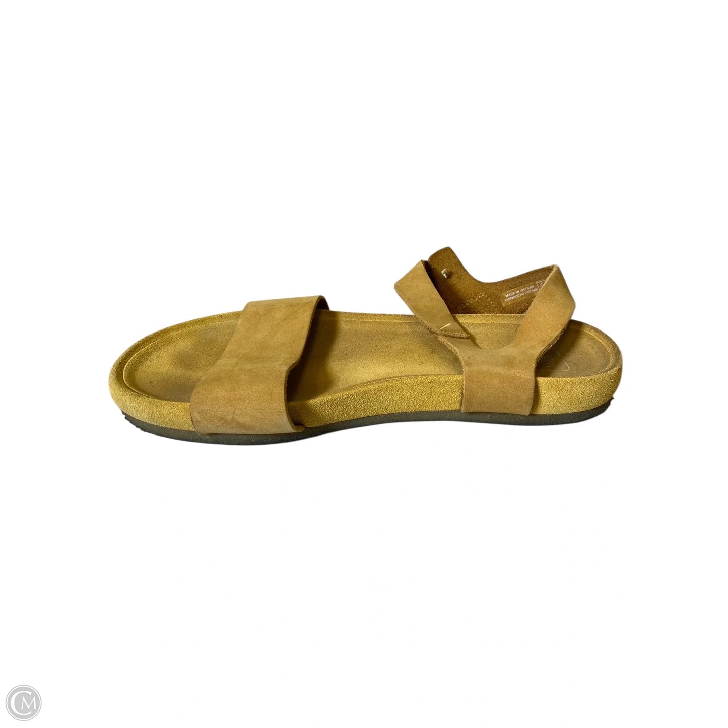 Sandals Flats By Clarks In Yellow, Size: 7