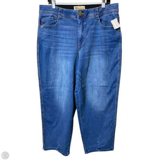 Jeans Wide Leg By Democracy In Blue Denim, Size: 14
