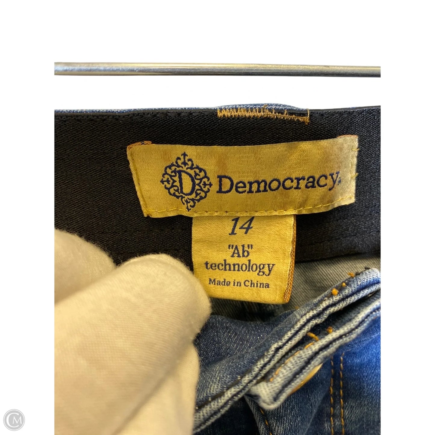 Jeans Wide Leg By Democracy In Blue Denim, Size: 14
