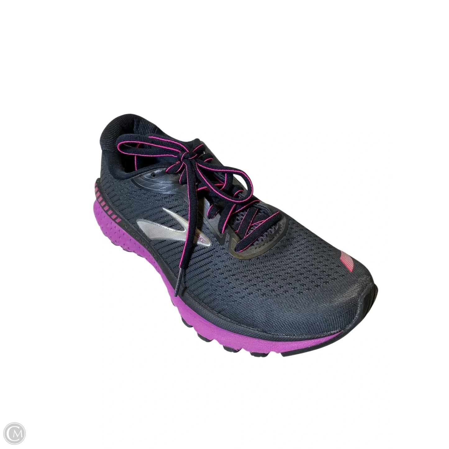 Shoes Athletic By Brooks In Black & Purple, Size: 8
