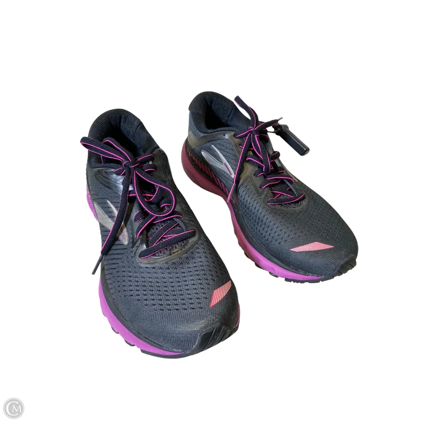 Shoes Athletic By Brooks In Black & Purple, Size: 8