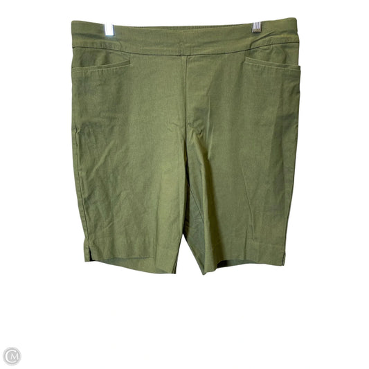 Shorts By Chicos In Green, Size: 12