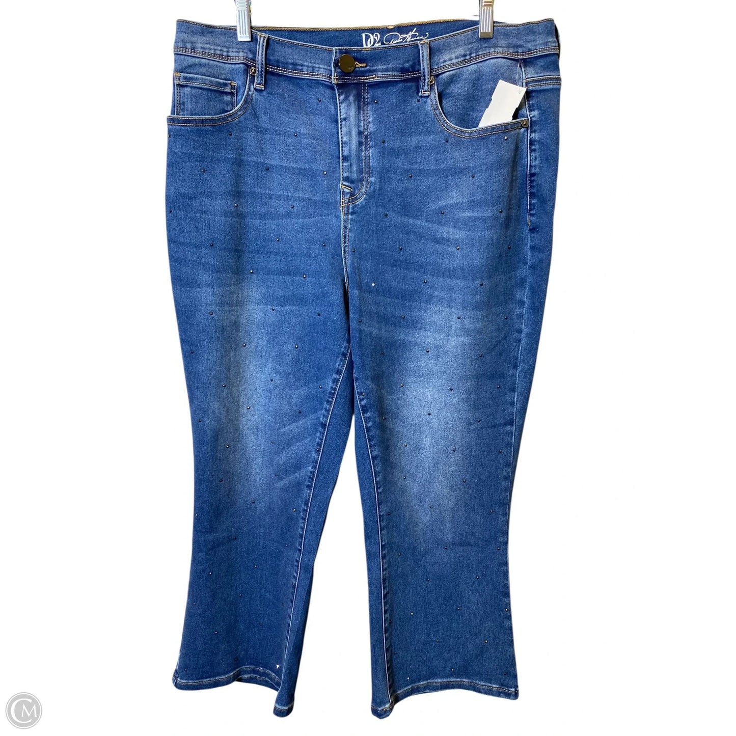 Capris By Clothes Mentor In Blue Denim, Size: 16