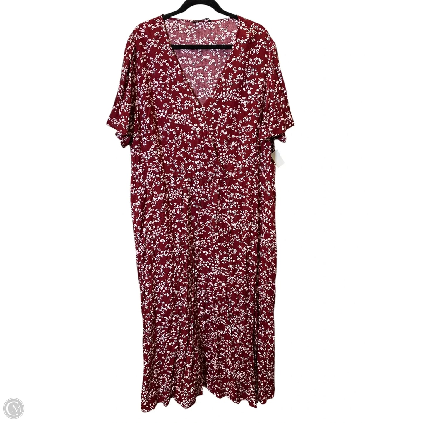 Dress Casual Maxi By BloomChic In Red & White, Size: 26