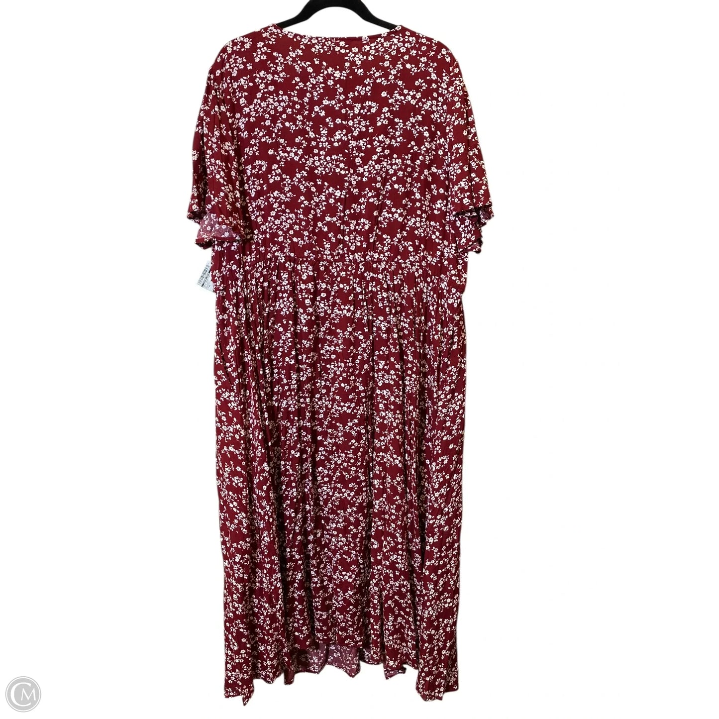 Dress Casual Maxi By BloomChic In Red & White, Size: 26
