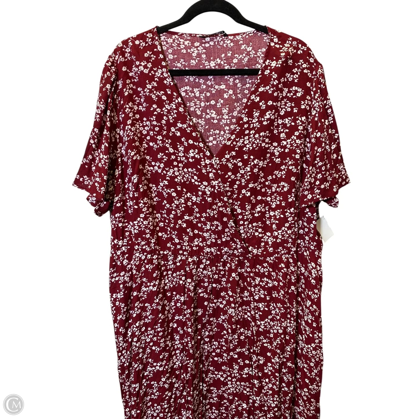 Dress Casual Maxi By BloomChic In Red & White, Size: 26