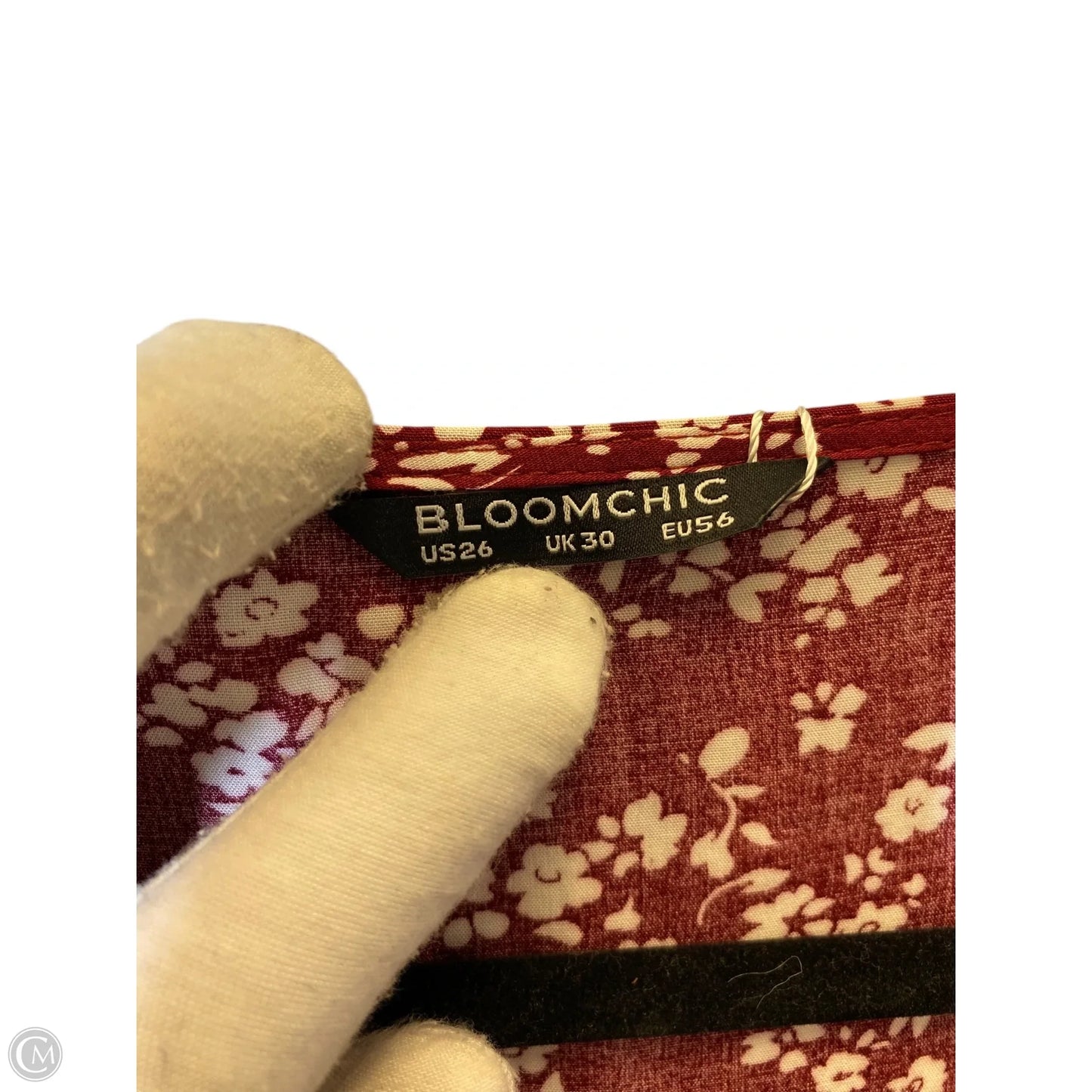 Dress Casual Maxi By BloomChic In Red & White, Size: 26