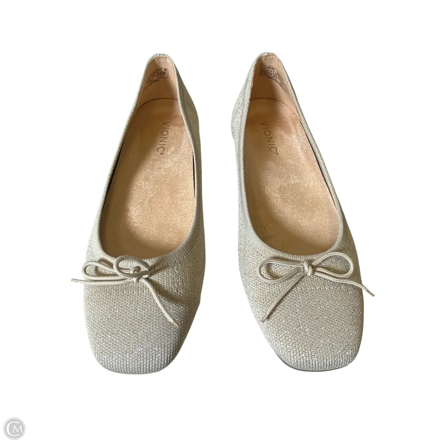 Shoes Flats By Vionic In Gold, Size: 9