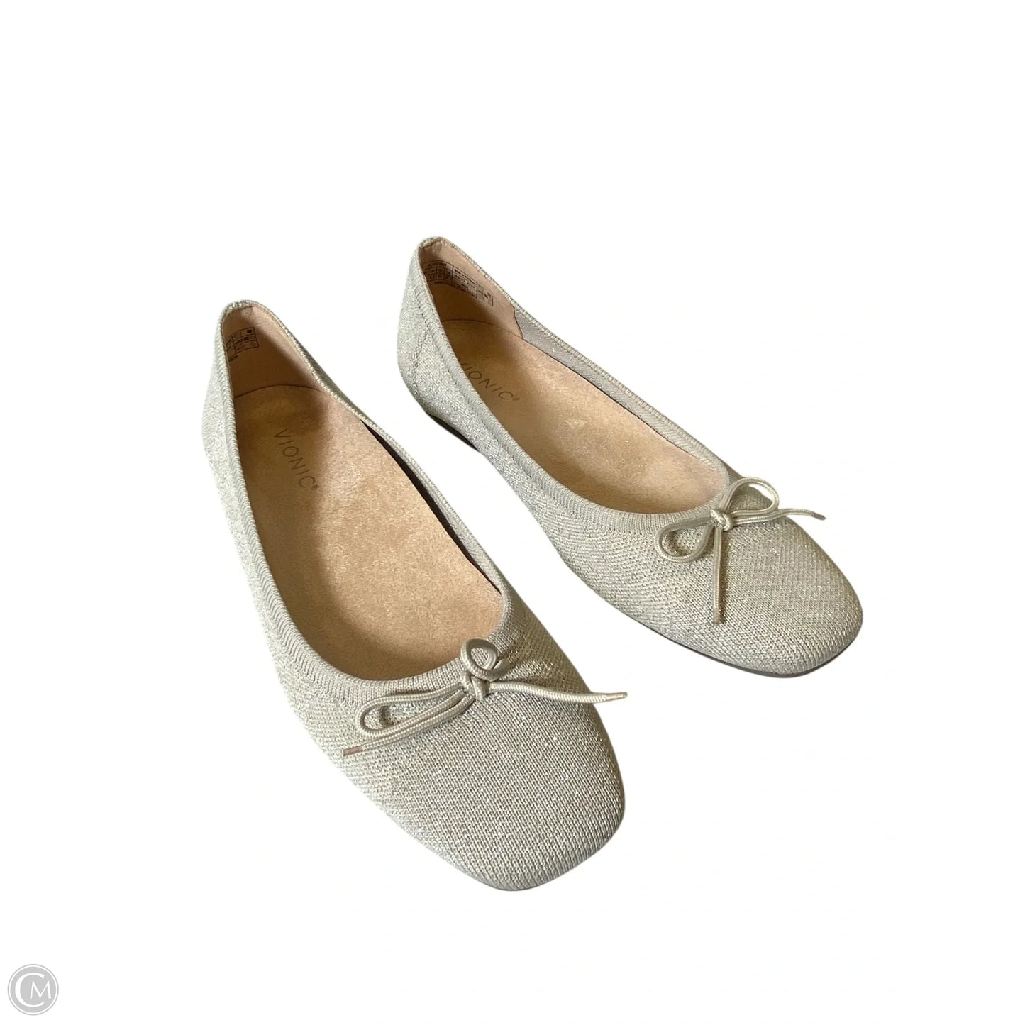 Shoes Flats By Vionic In Gold, Size: 9