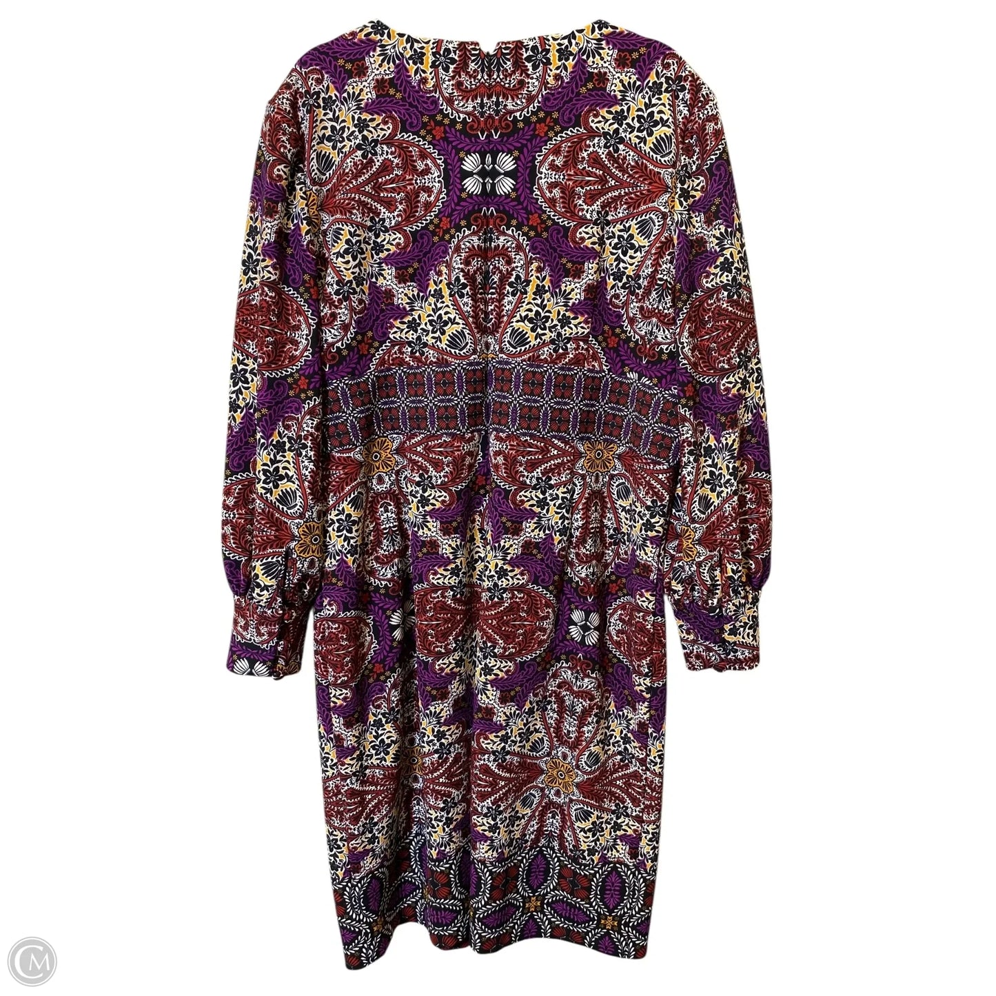 Dress Casual Midi By Chicos In Multi-colored, Size: Xl