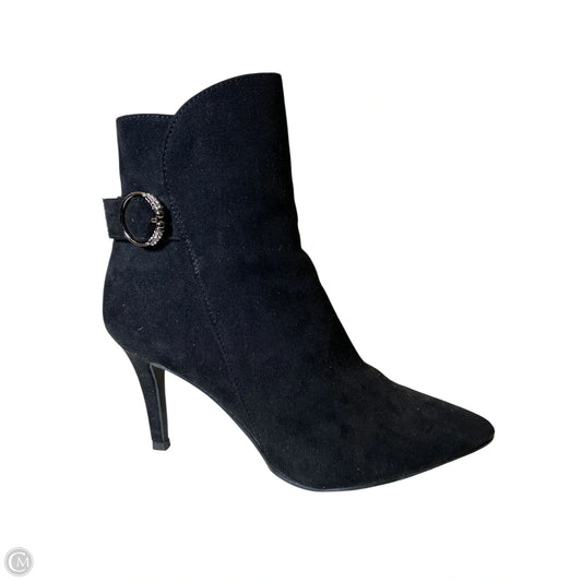 Boots Ankle Heels By Ann Taylor In Black, Size: 6.5