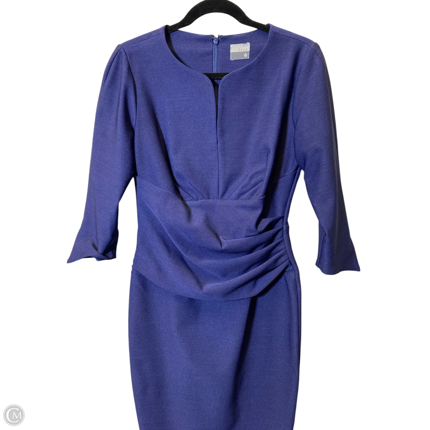 Dress Casual Midi By Clothes Mentor In Navy, Size: 14