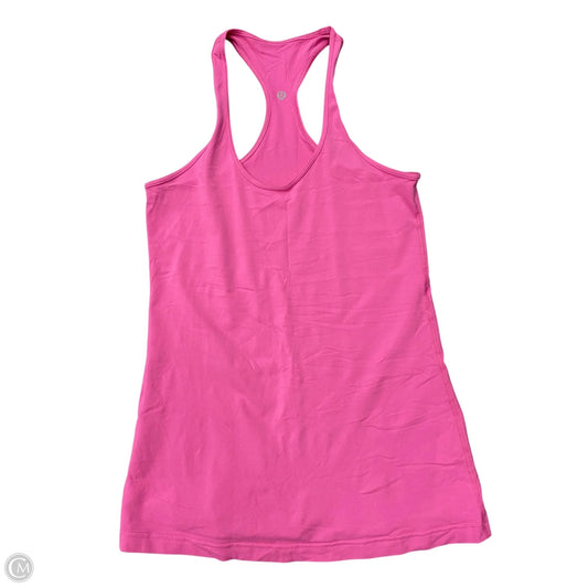 Athletic Tank Top By Lululemon In Pink, Size: M