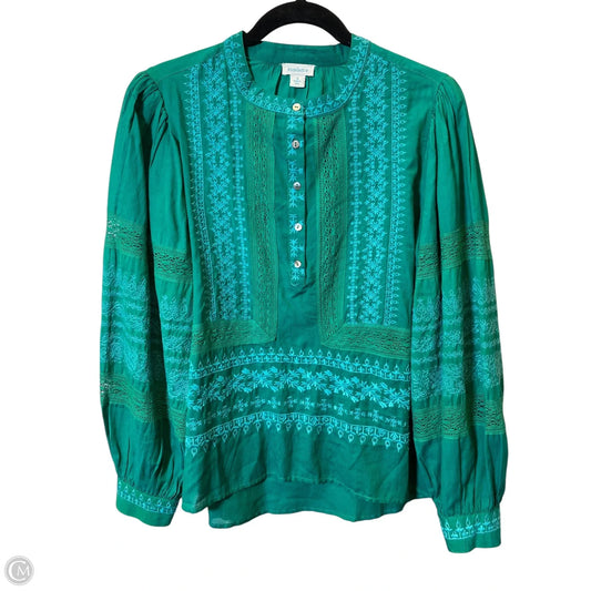Top Long Sleeve By Sundance In Green, Size: S