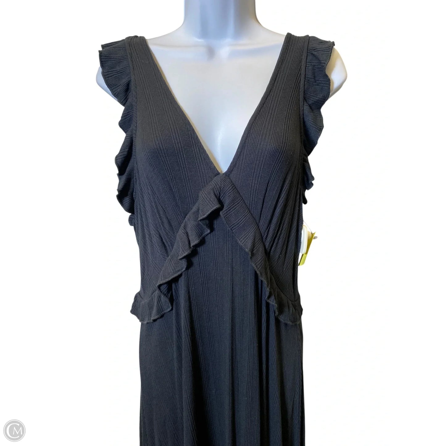 Dress Casual Maxi By Anthropologie In Black, Size: L
