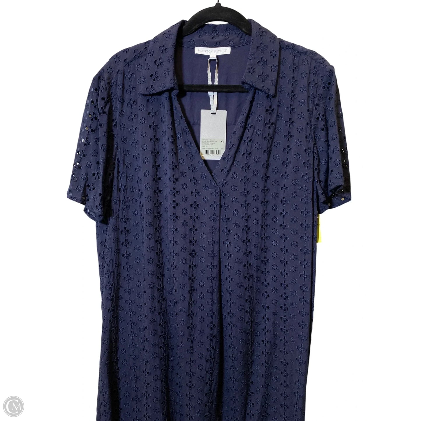 Dress Casual Midi By Preston And New York In Navy, Size: 18