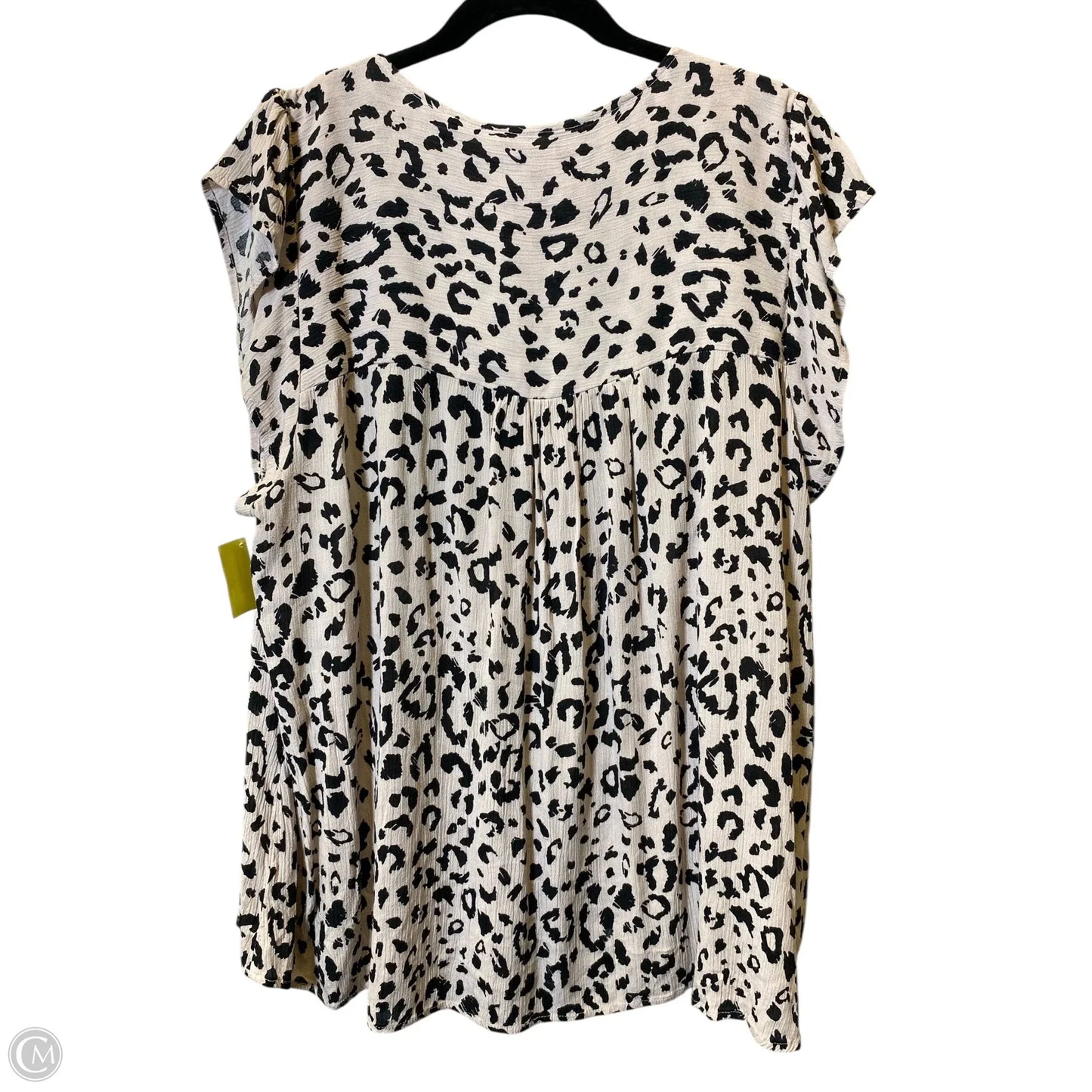 Top Short Sleeve By Savanna Jane In Multi-colored, Size: 1x