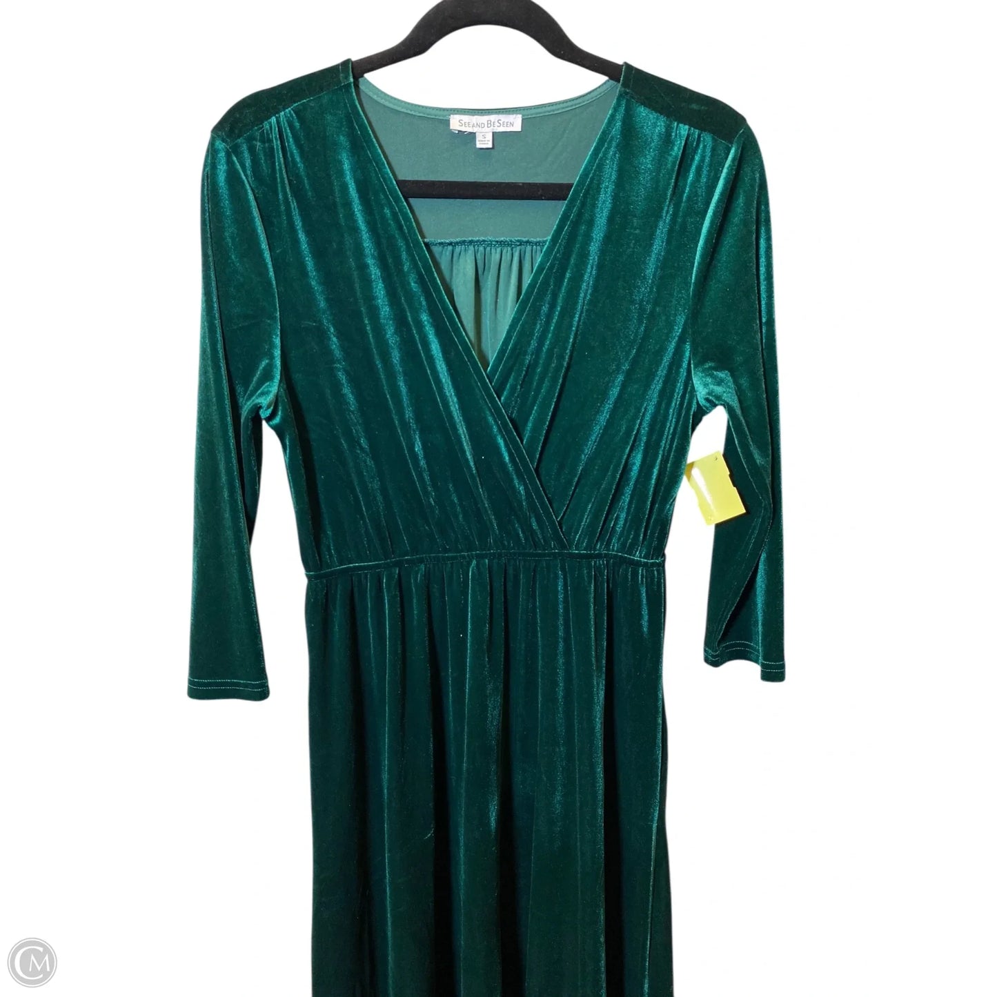 Dress Casual Midi By See And Be Seen In Green, Size: S