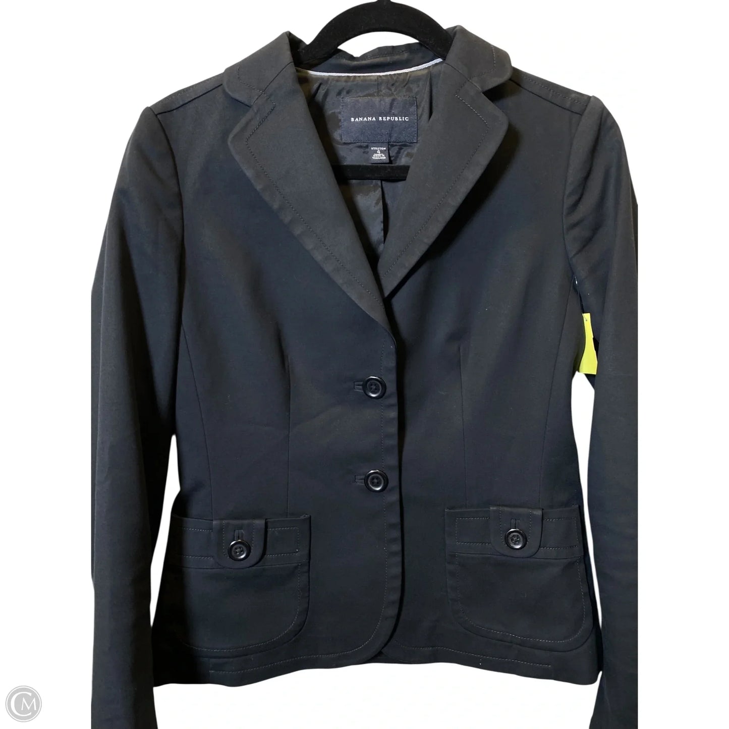 Blazer By Banana Republic In Black, Size: 4
