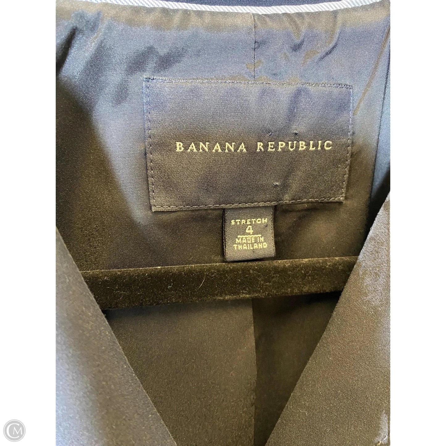 Blazer By Banana Republic In Black, Size: 4