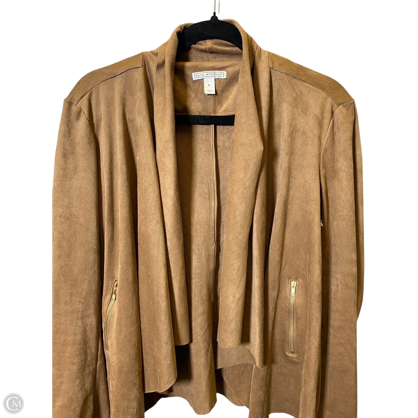 Cardigan By Dana Buchman In Brown, Size: L