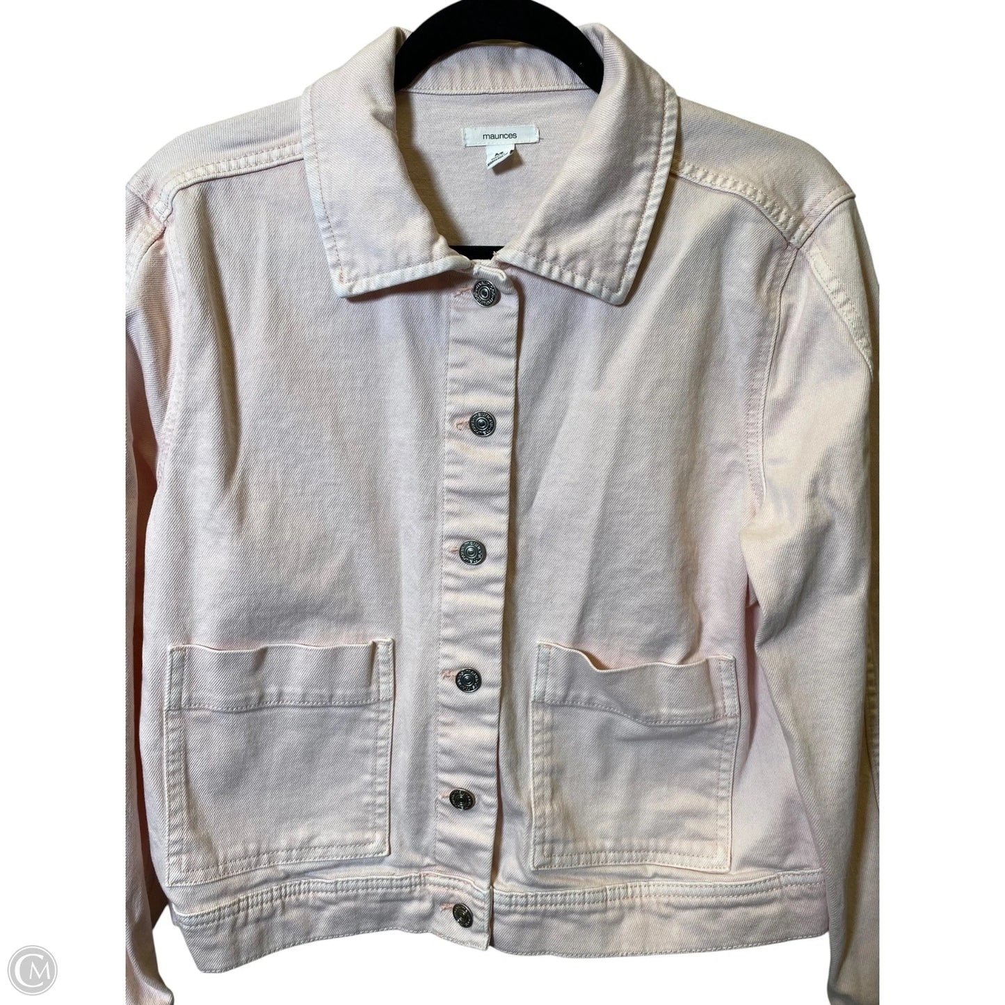 Jacket Denim By Maurices In Pink, Size: M