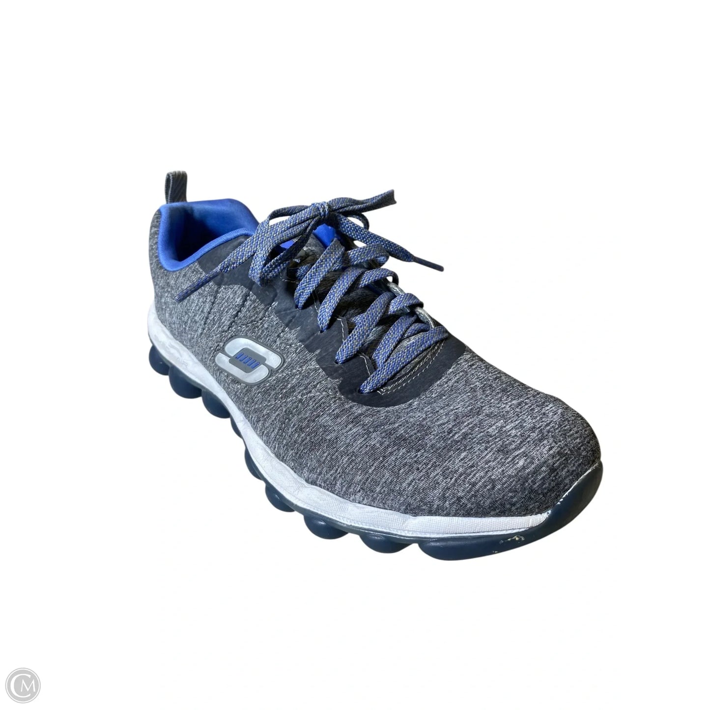 Shoes Flats By Skechers In Blue & Grey, Size: 7.5