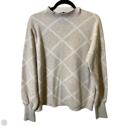 Sweater By Tahari In Beige, Size: Xl