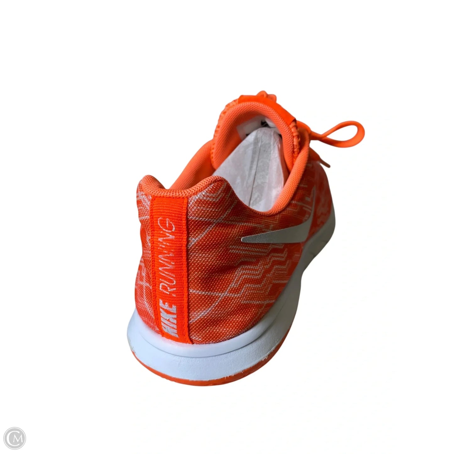 Shoes Athletic By Nike In Orange & White, Size: 9.5