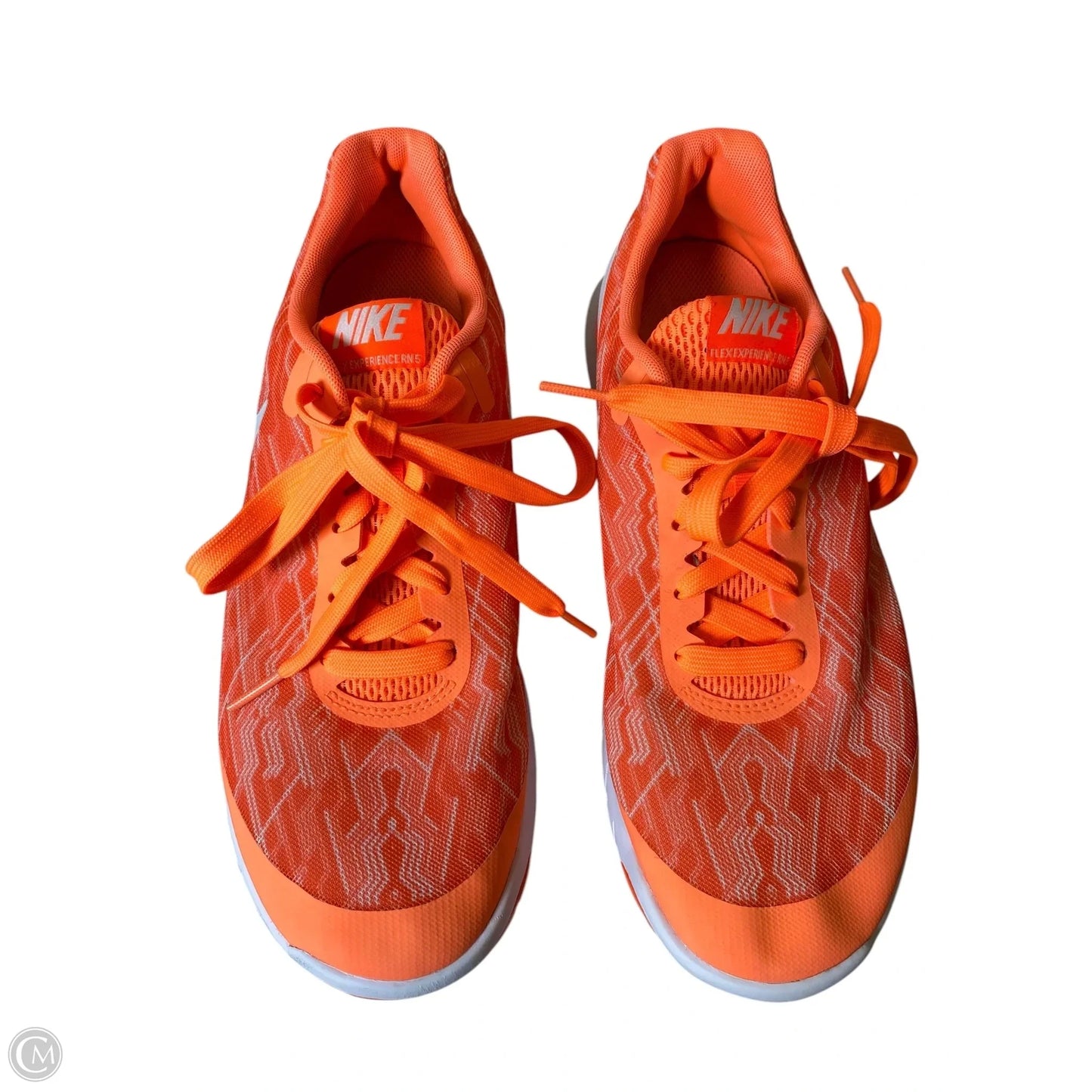 Shoes Athletic By Nike In Orange & White, Size: 9.5