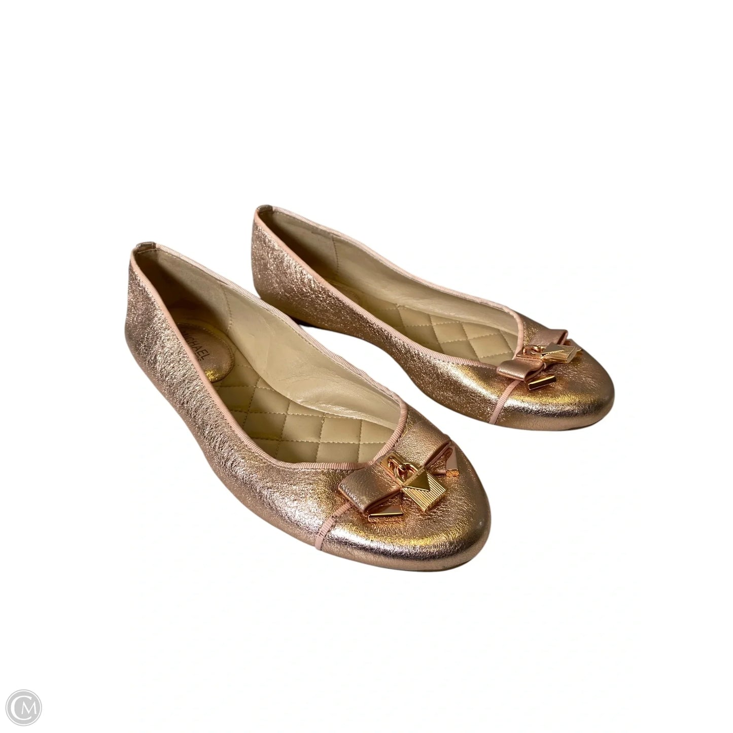 Shoes Flats By Michael By Michael Kors In Rose Gold, Size: 7.5