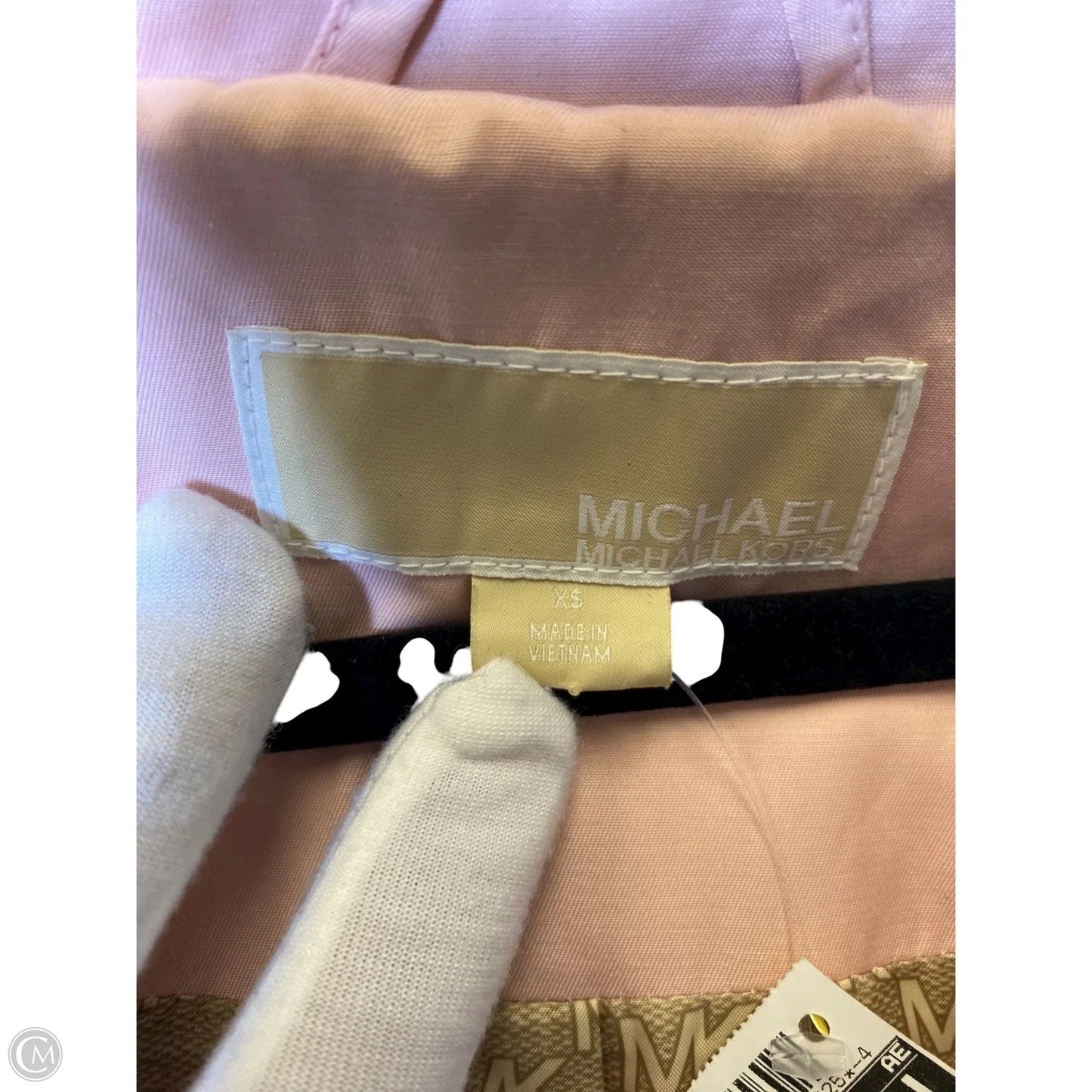 Coat Trench Coat By Michael By Michael Kors In Pink, Size: Xs