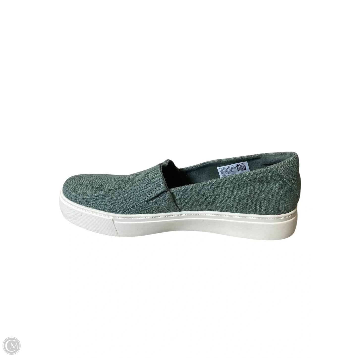 Shoes Flats By Toms In Green, Size: 7.5