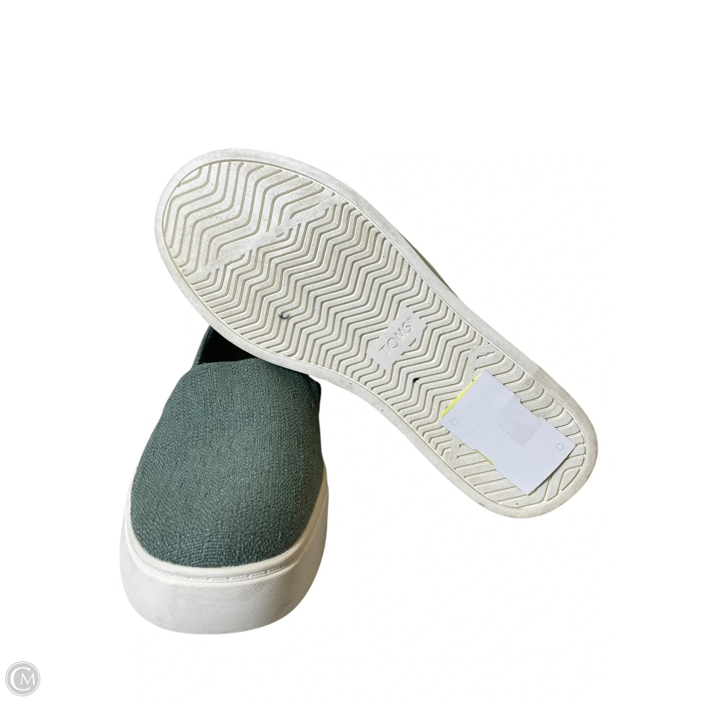 Shoes Flats By Toms In Green, Size: 7.5