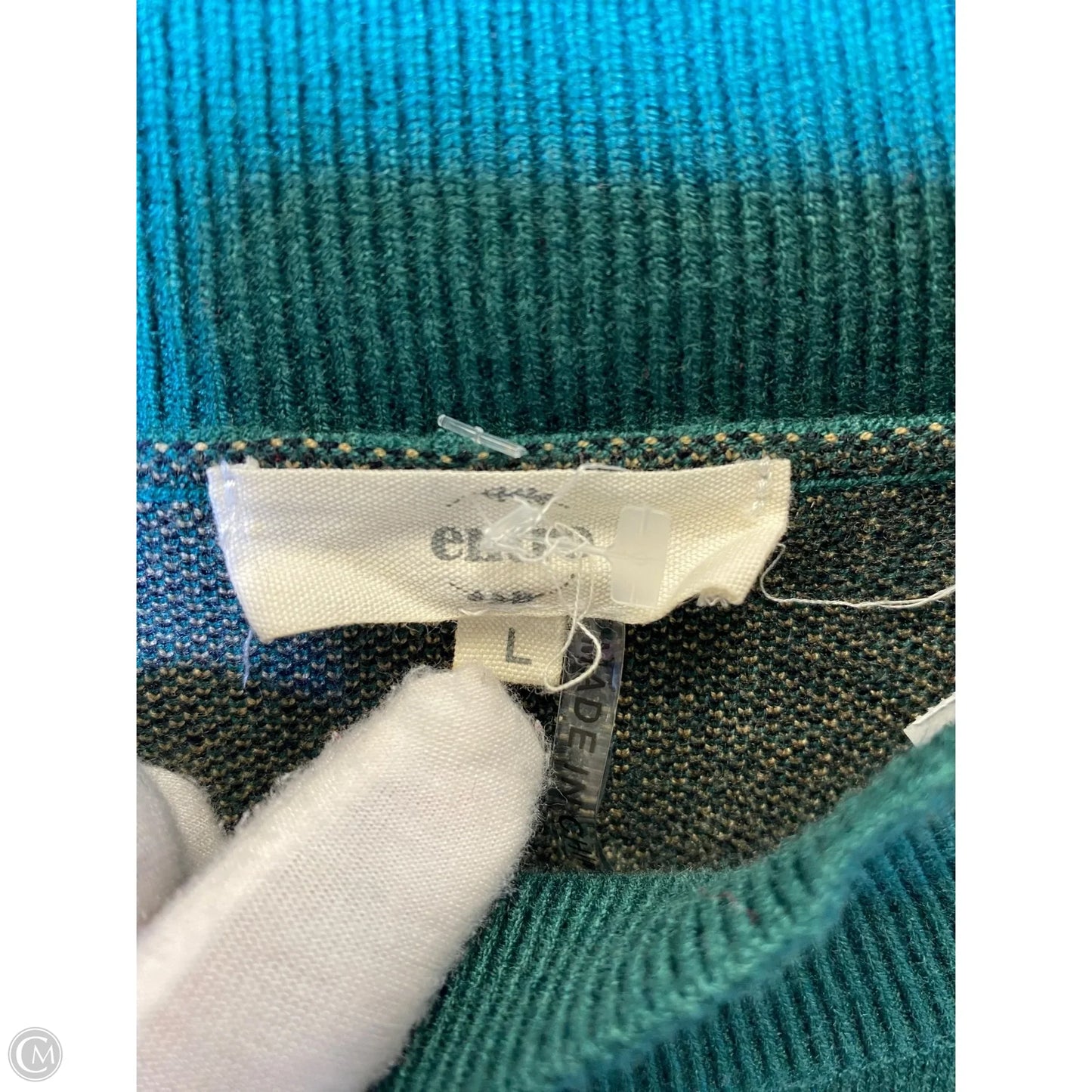 Sweater Dress By Entro In Green, Size: L