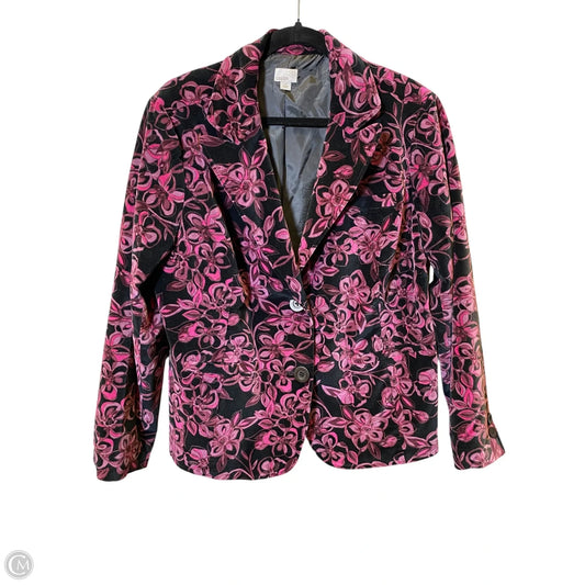 Blazer By Caslon In Floral Print, Size: 16