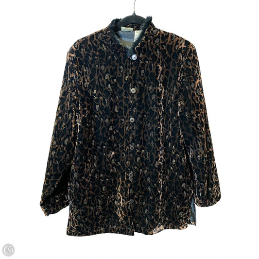 Blazer By White Stag In Animal Print, Size: L