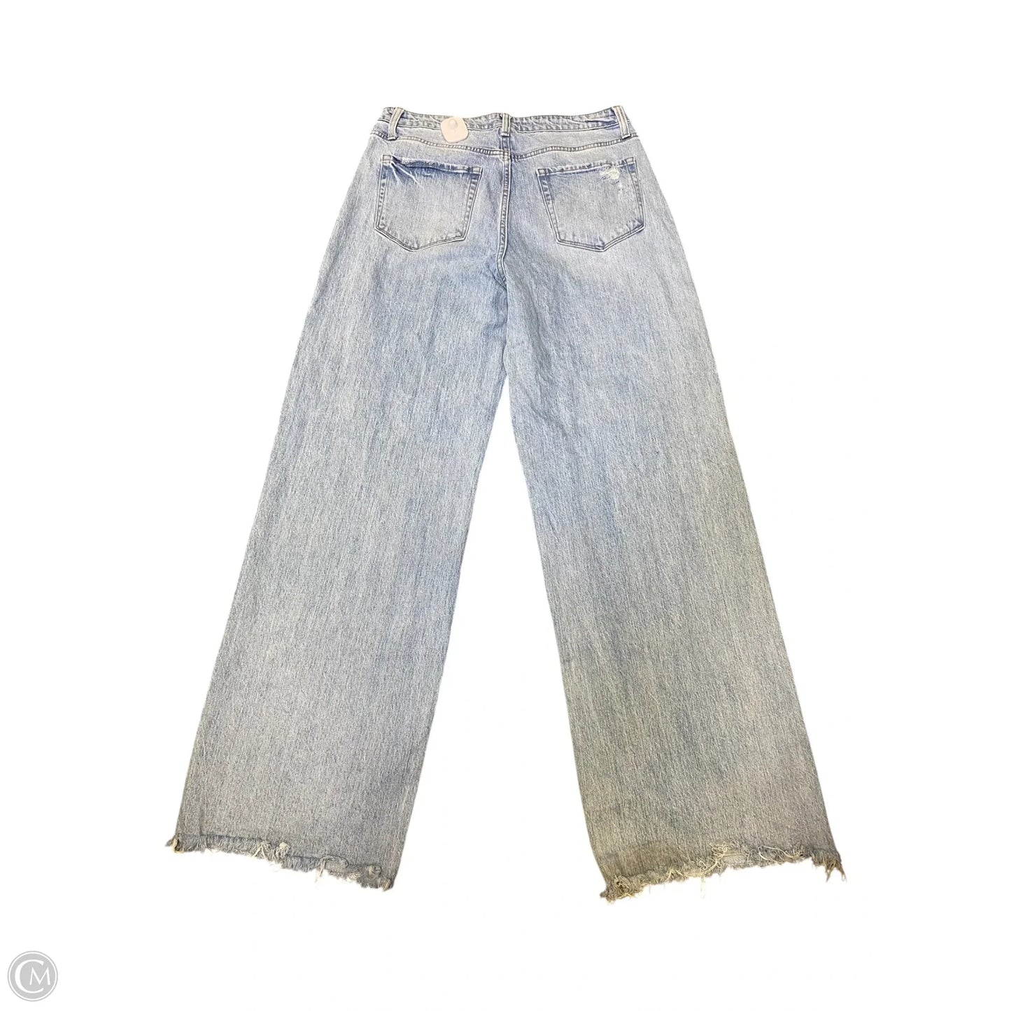 Jeans Wide Leg By Verve In Blue Denim, Size: 12