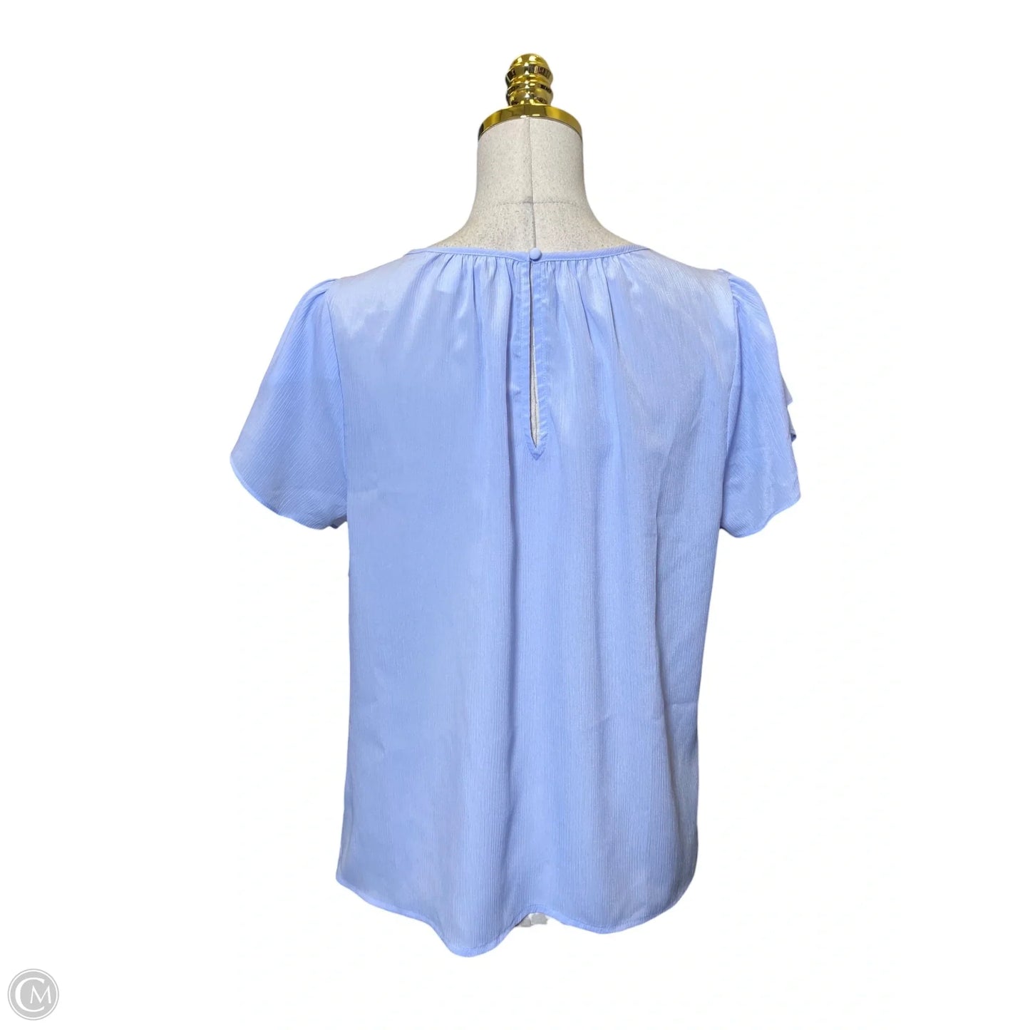 Top Short Sleeve By Nine West In Blue, Size: M