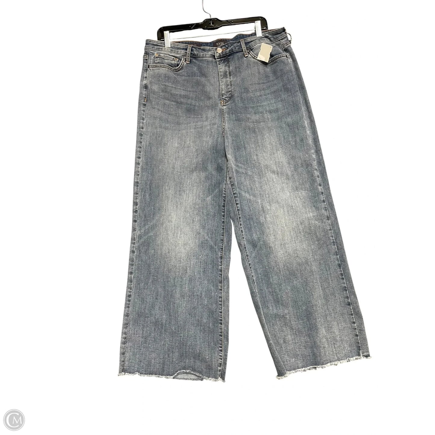 Jeans Wide Leg By Clothes Mentor In Blue Denim, Size: 16