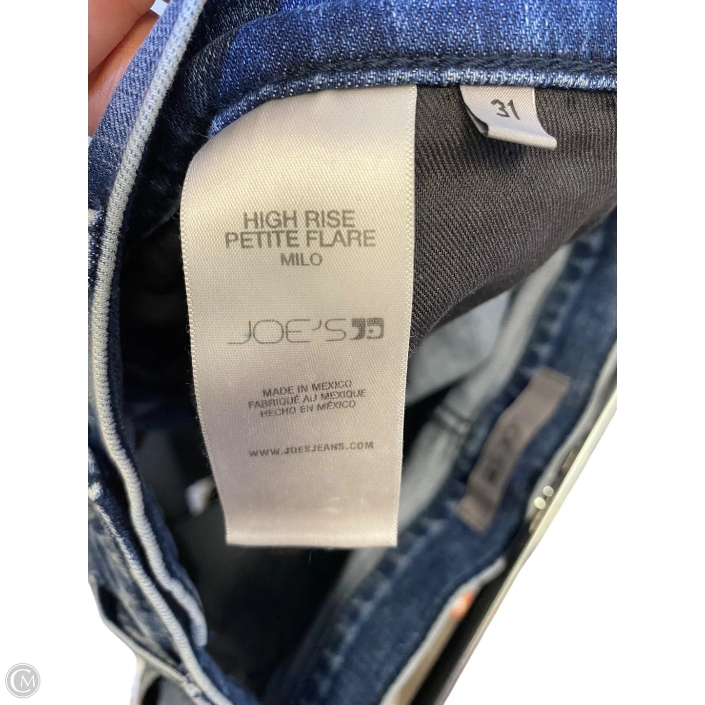 Jeans Flared By Joes Jeans In Blue Denim, Size: 12