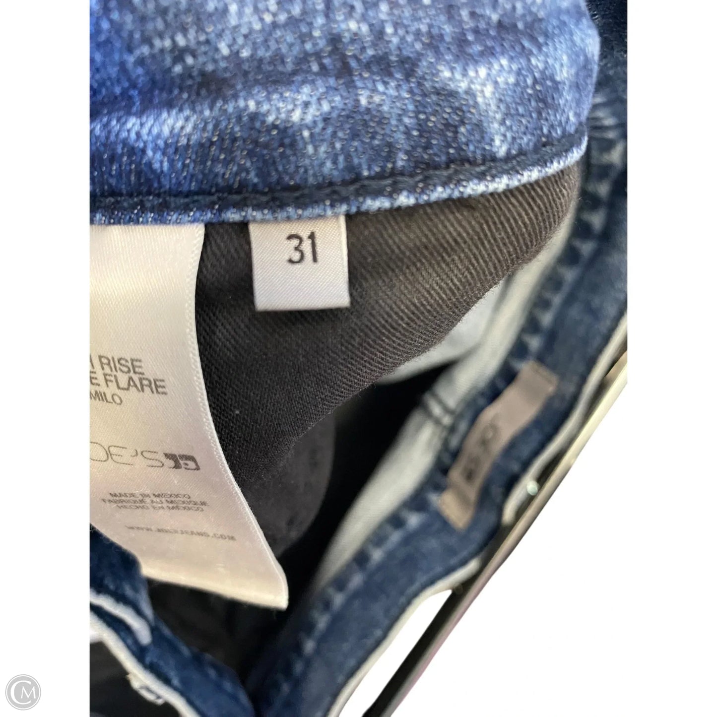 Jeans Flared By Joes Jeans In Blue Denim, Size: 12