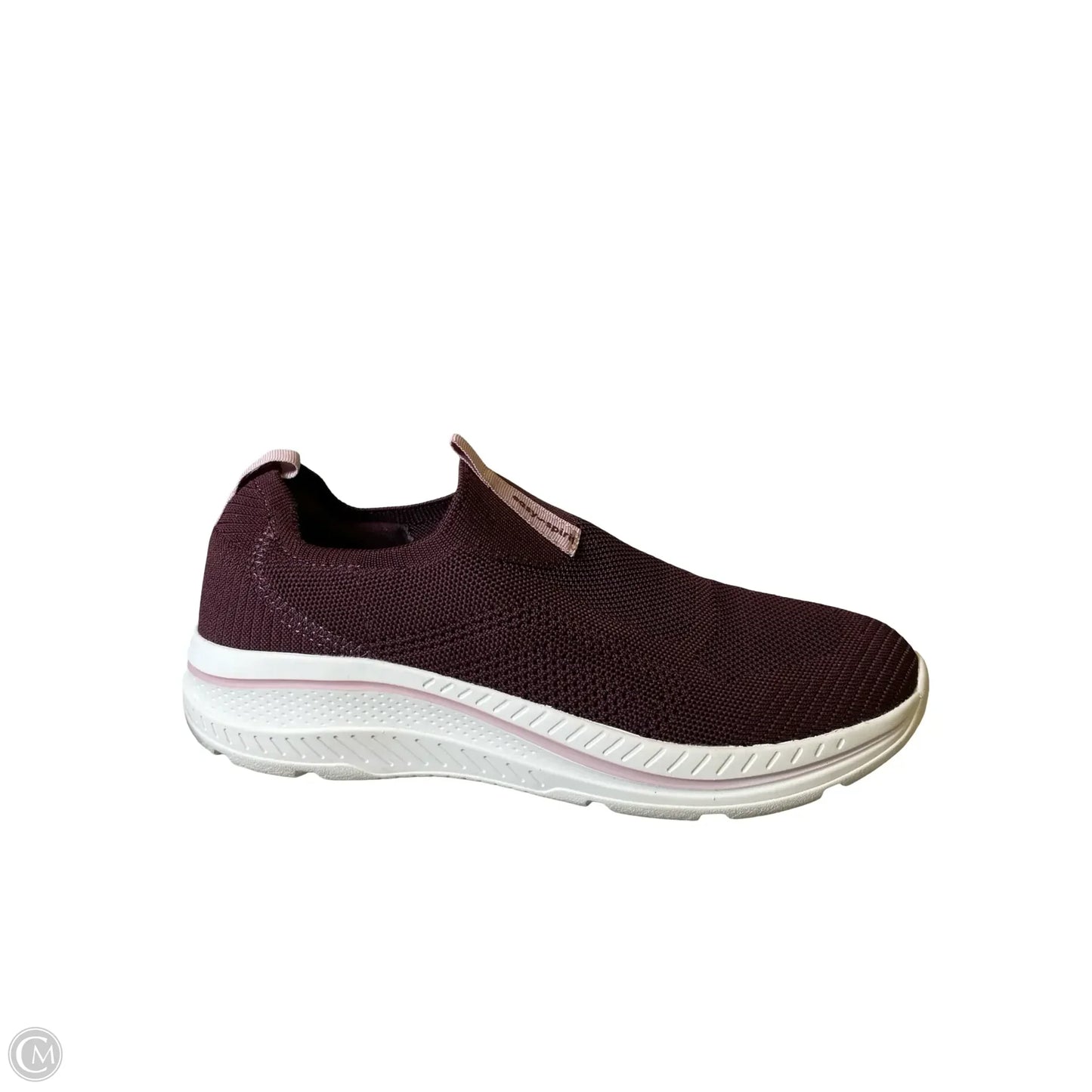 Shoes Flats By Easy Spirit In Maroon, Size: 11
