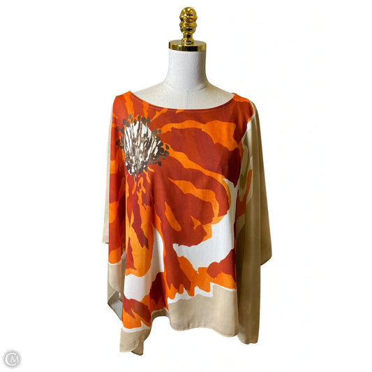 Top Short Sleeve By Chicos In Multi-colored, Size: Xl