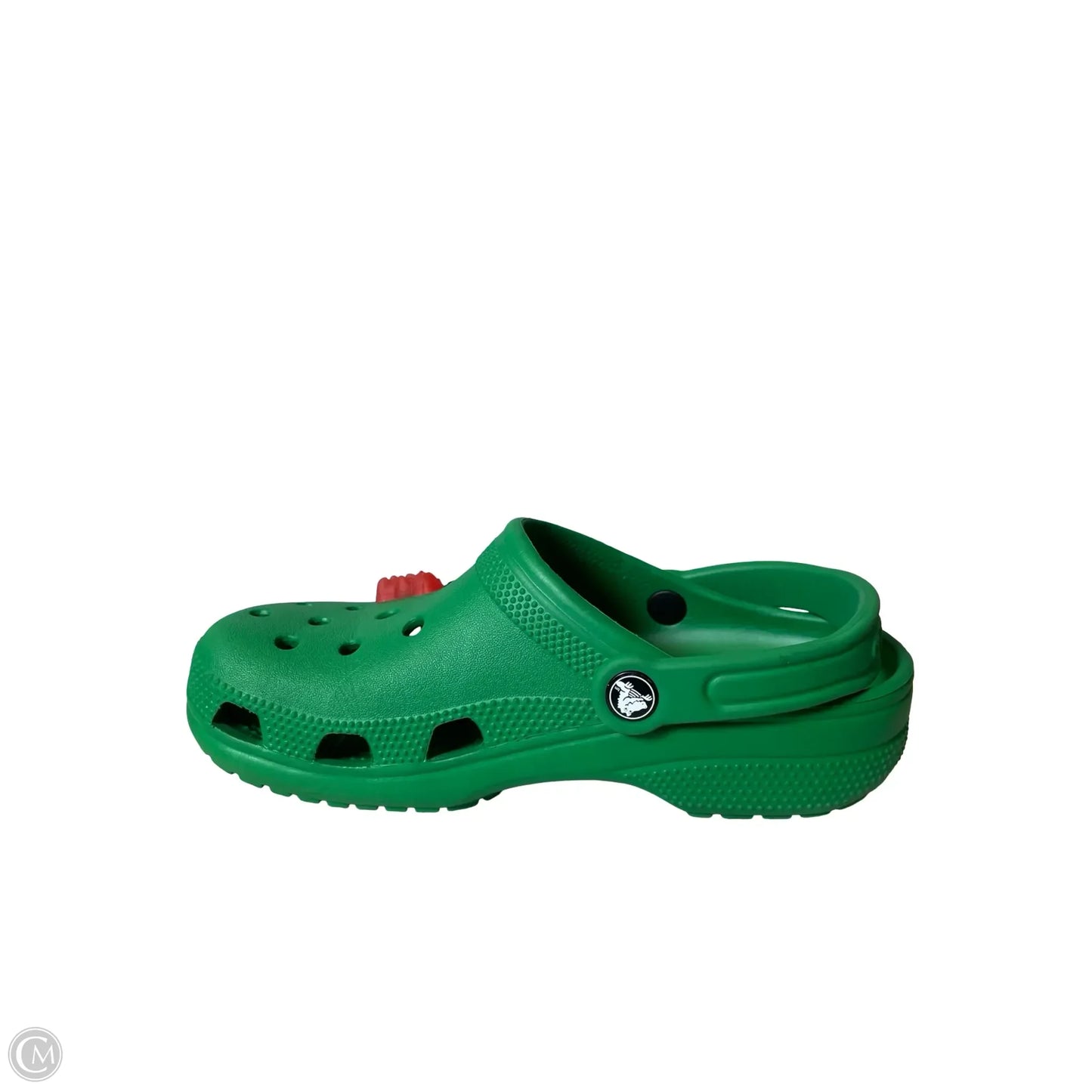 Shoes Flats By Crocs In Green, Size: 7