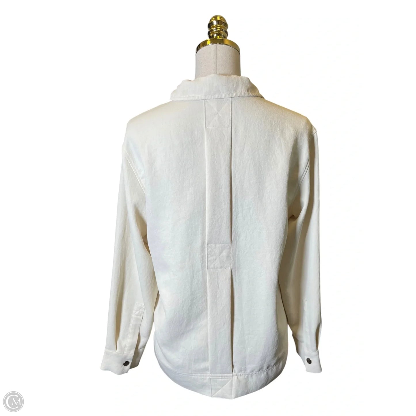 Top Long Sleeve By Reiss In Cream, Size: Xs