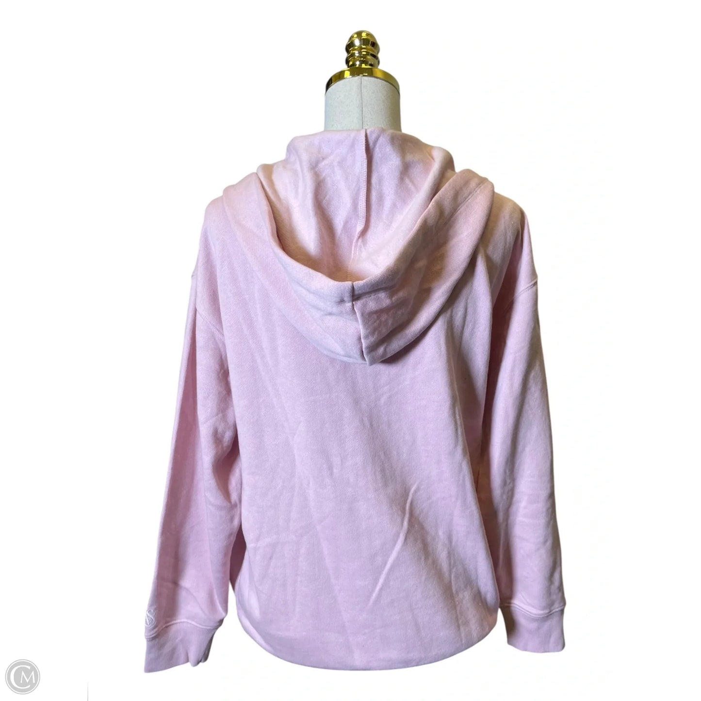 Sweatshirt Hoodie By Victorias Secret In Pink, Size: M